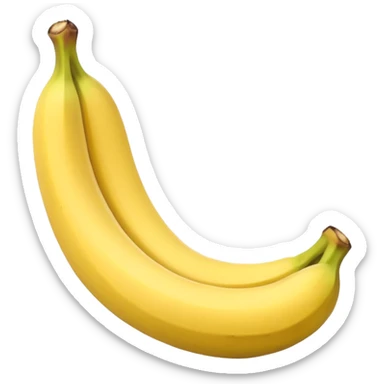 Half-Peeled banana sticker