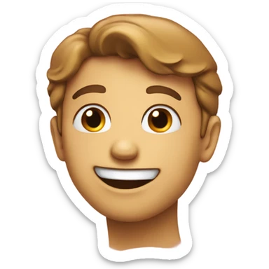 Heart with smile sticker