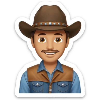 cowboy sticker