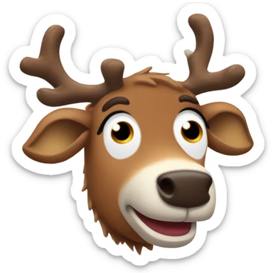 Rudolph  the red nosed reindeer sticker