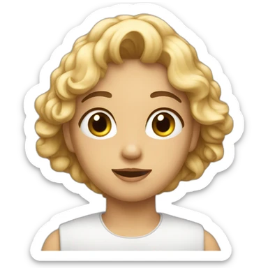 Chient caressé sticker