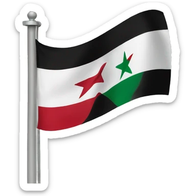 Flag of Free Syria sticker