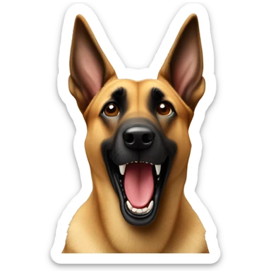 Belgian Malinois Barking sticker