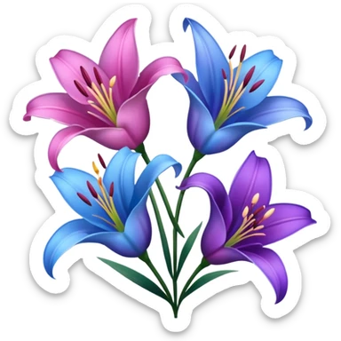 pink purple and blue lillie’s  sticker