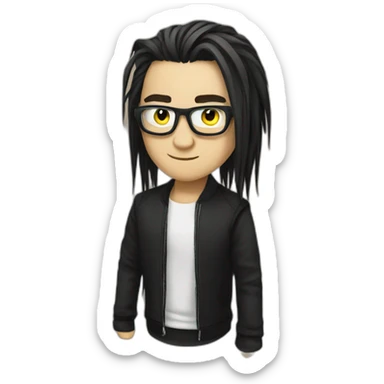 Skrillex sticker