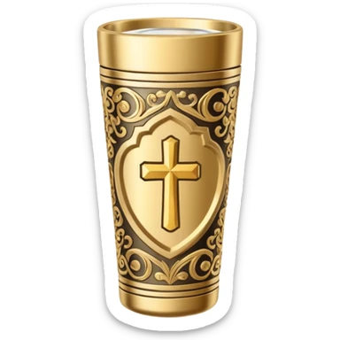 church tumbler sticker