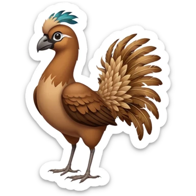 desert bird sticker
