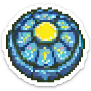 gime me an emoji of the fairy as a ball of light in zelda sticker