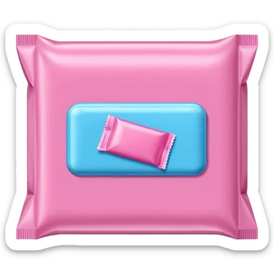 bubble gum packet sticker