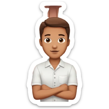 Un stand de carnicería chapala y Billy adelante de el puesto sticker