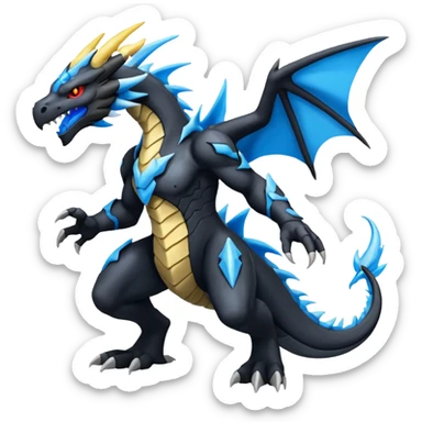Haxorus-Zekrom-fusion (full body) sticker