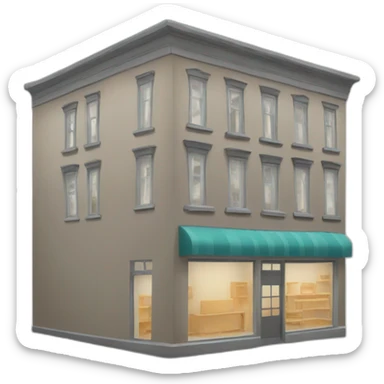 building shop sticker