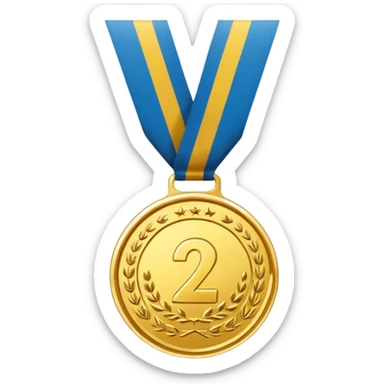 "Brocation 2026" Gold medal sticker