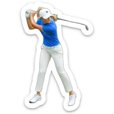 Golfista novato  sticker