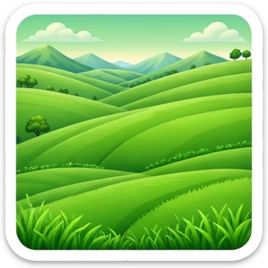 Grassland sticker