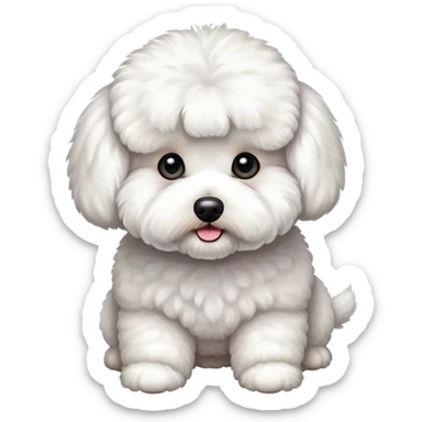 Bichon frise sticker