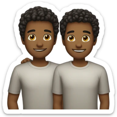2 brothers sticker
