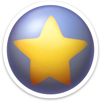 Un emoji de la esfera de dragón de 4 estrellas sticker