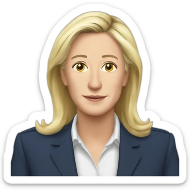 marine lepen sticker