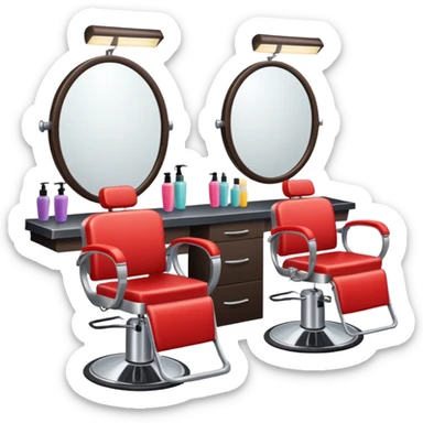 Hispanic hair salon sticker