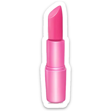 pink lip gloss sticker