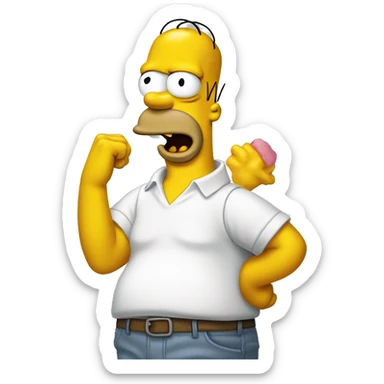 Homer Simpson  sticker