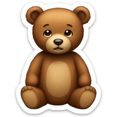 Teddy bear sticker