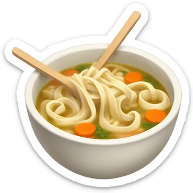 Chicken noodle soup  sticker