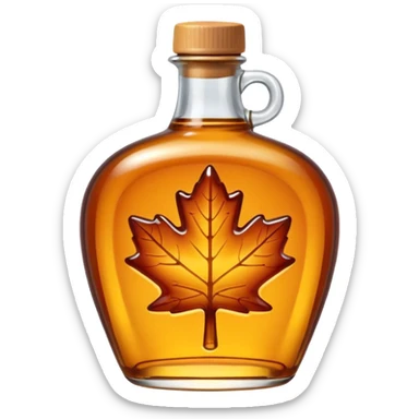 maple syrup sticker