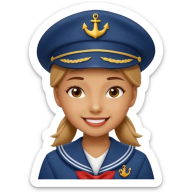 girl sailor sticker