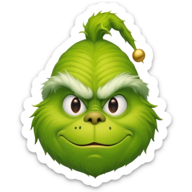 grinch sticker