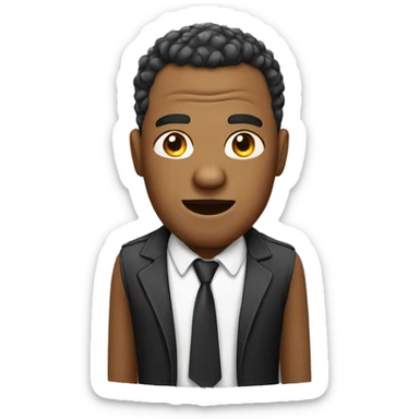 A attitude Man sticker