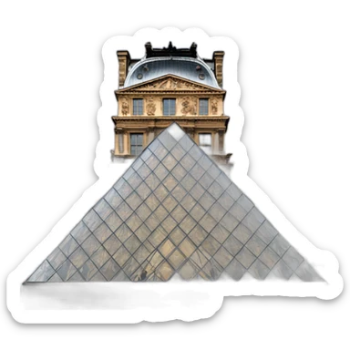 Pyramide du Louvre sticker