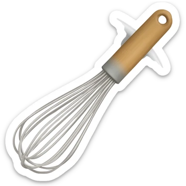 whisk in a bowl sticker
