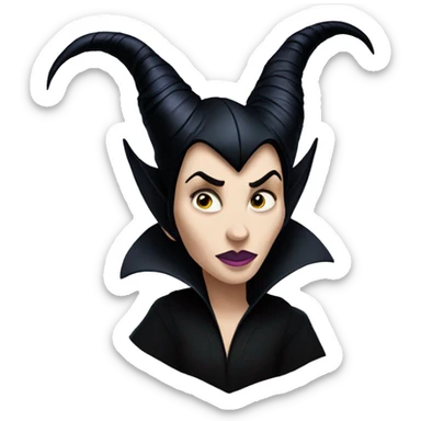 Maleficent sticker