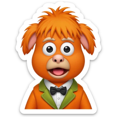 Beaker Muppets sticker