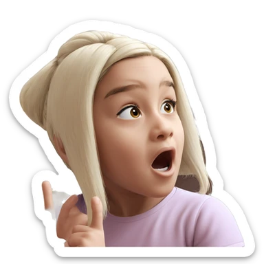 girl looking out window meme sticker