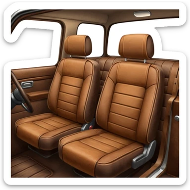 Cabin chairs car sticker