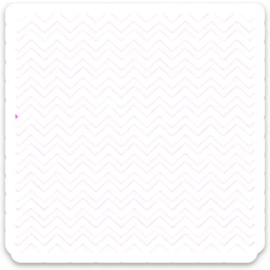 Pink chevron  sticker