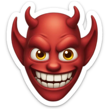 Devil giggle  sticker