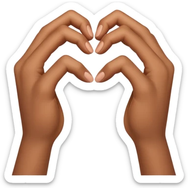 Heart hands  sticker