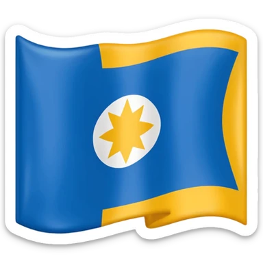Hazme un emoji con la bandera de Baja California Sur sticker