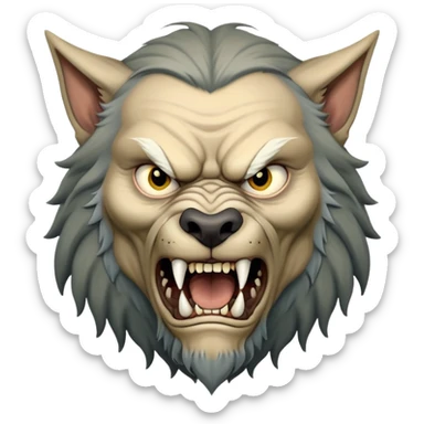 Fenrir Greyback in harry potter sticker