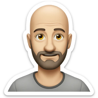 Edward Berger german film director bald young beard sticker