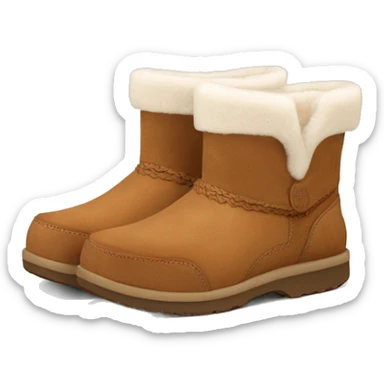 ugg tasman shoes chestnut color sticker