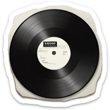 Vinyl record emoji sticker