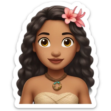 princess moana sticker