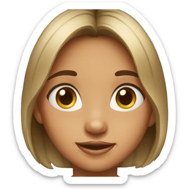 young little girl birthday sticker