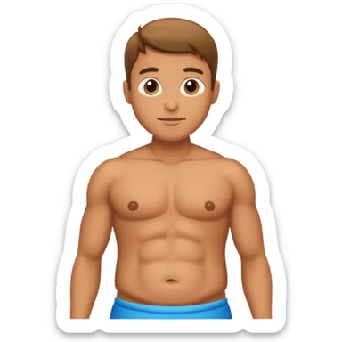 6 pack belly sticker