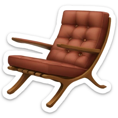 barcelona chair sticker